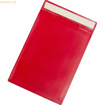 3377991682032 - Kennzeichnungshülle A5 hoch PVC selbstklebend rot VE=10 Stück