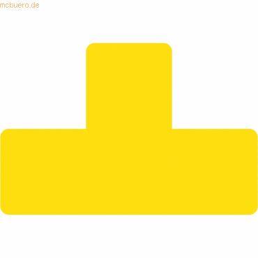 3377991973048 - Fußbodensymbol T 15cm gelb 3377991973048 - Fußbodensymbol T 15cm gelb