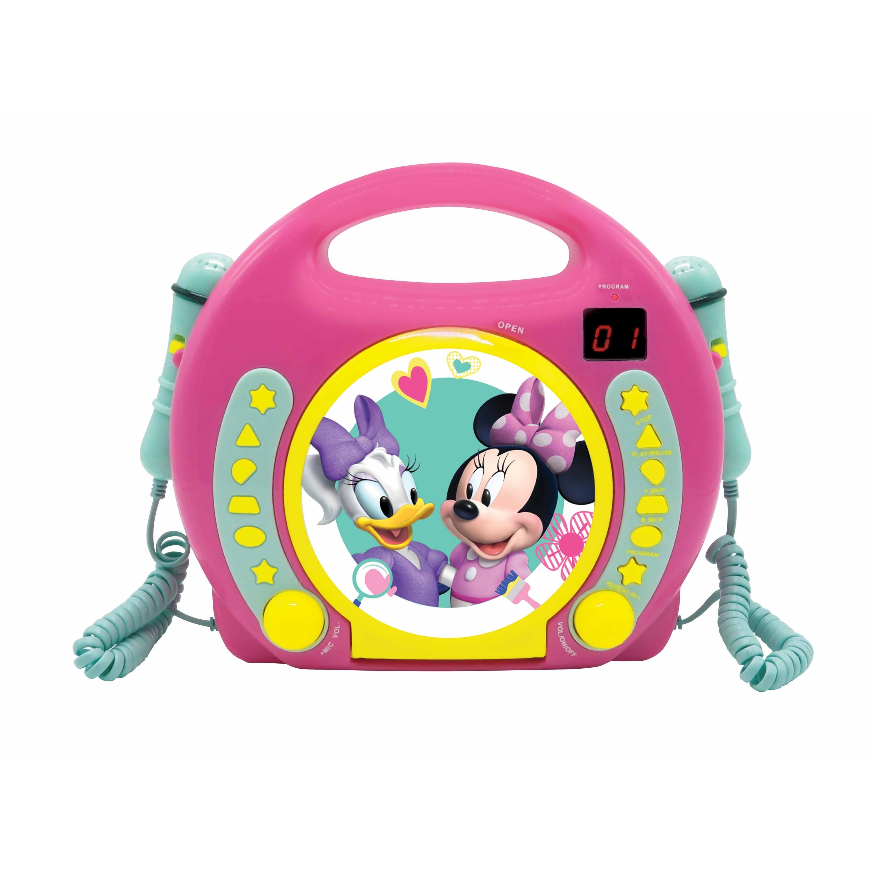 3380743063416 - Musikset tragbarer cd-Player + 2 Mikrofone disney minnie Lexibook 3380743063416 - Musikset tragbarer cd-Player + 2 Mikrofone disney minnie Lexibook