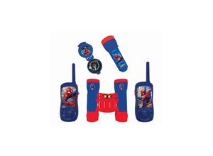 3380743084176 - Outdoor-Spielset Abenteurer mit Walkie-Talkies Reichweite Fernglas und Kompass SpiderMan