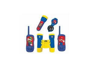 3380743084251 - Super Mario Abenteuerset mit 2 Walkie Talkies Fernglas Taschenlampe