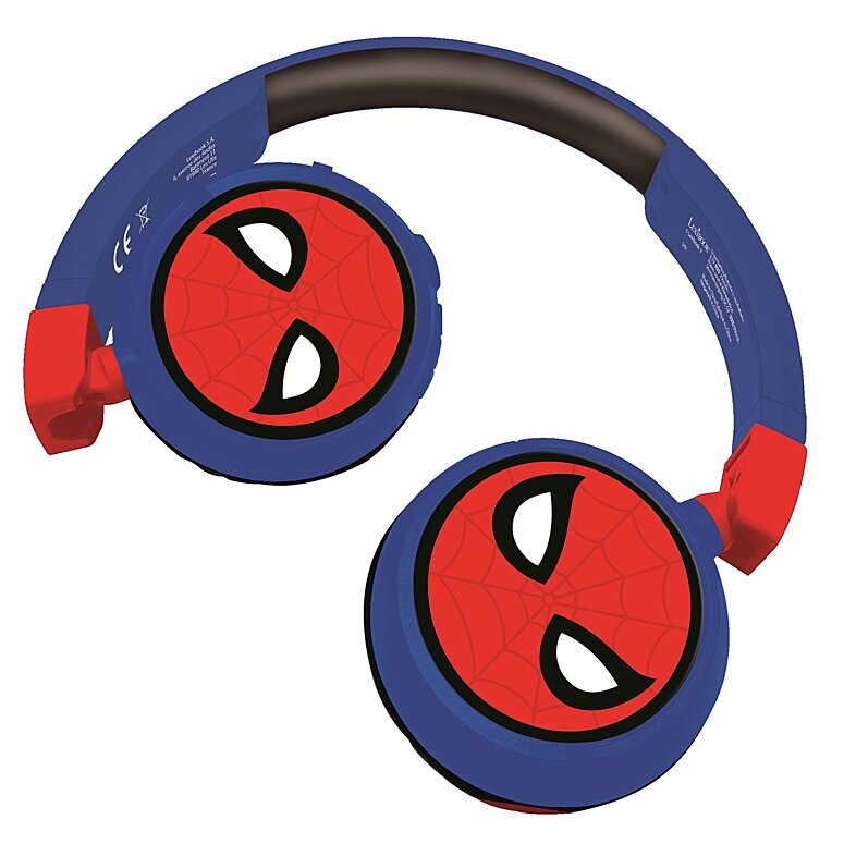 3380743086880 - Spiderman HPBT010SP - Kopfhörer mit Mikrofon - On-Ear - Bluetooth - kabellos kabelgebunden - 35 mm Stecker - Blau Rot 3380743086880 - Spiderman HPBT010SP - Kopfhörer mit Mikrofon - On-Ear - Bluetooth - kabellos kabelgebunden - 35 mm Stecker - Blau Rot