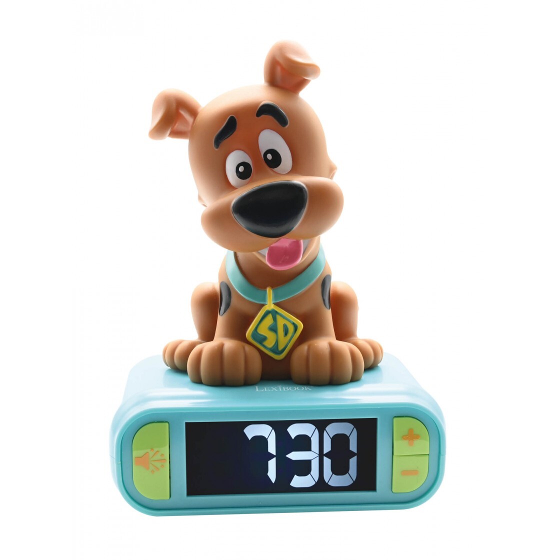 3380743094311 - Digitaler Wecker mit Nachtlicht scooby doo in 3D und Soundeffekten Lexibook