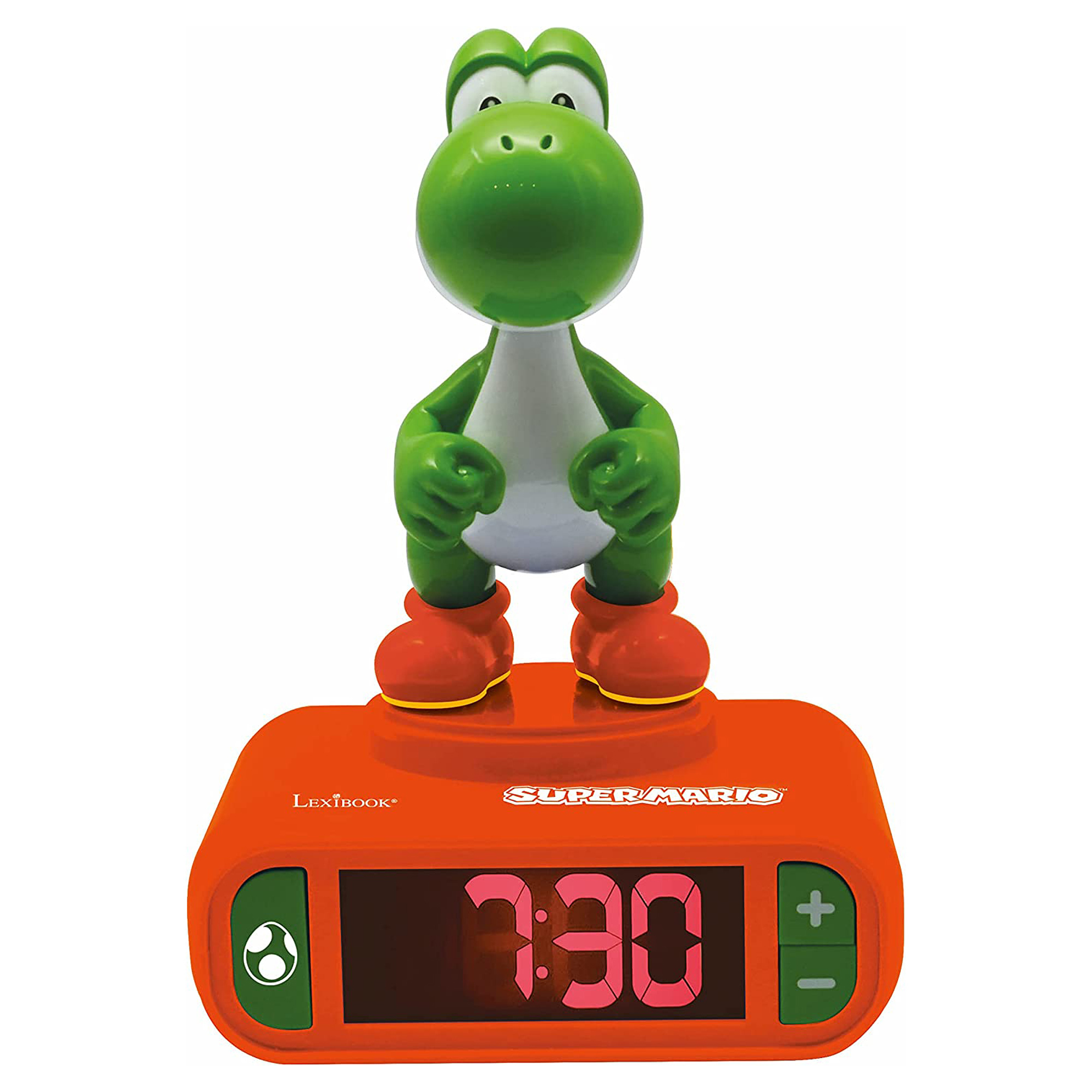 3380743095929 - Wecker mit Kinderfigur Super Mario Yoshi 3D