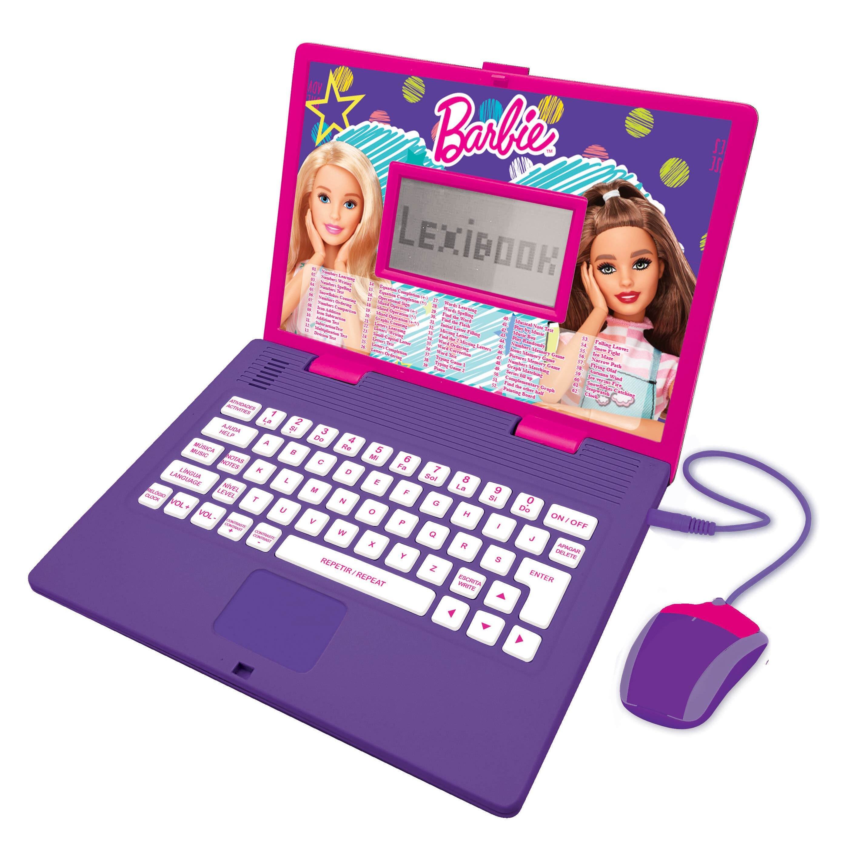 3380743096117 - Lernspiele Computer zweisprachig barbie de124 Aktivitäten in Englisch   Französisch Lexibook
