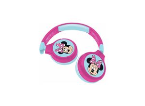 3380743100203 - Bequeme und faltbare 2-in-1 Bluetooth- und kabelgebundene Kopfhörer mit Lautstärkebegrenzung Minnie Mouse