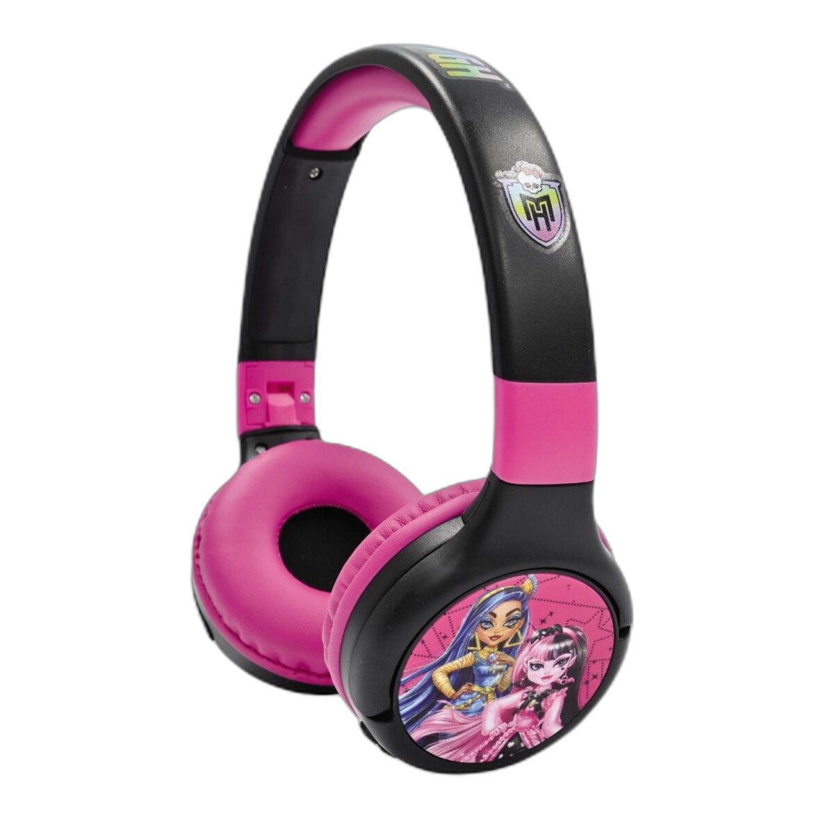 3380743104300 - Bequeme und faltbare 2-in-1 Bluetooth- und kabelgebundene Kopfhörer mit Lautstärkebegrenzung Monster High