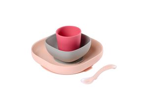 3384349134297 - Silikon-Geschirrset BIG MEAL 4-teilig in old pink