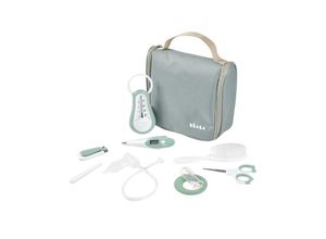 3384349203894 - Kulturbeutel BABY CARE zum Aufhängen 9-teilig in sage green