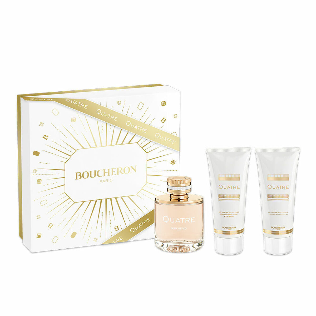 3386460140461 - Set mit Damenparfüm QUATRE POUR FEMME EDP 3 Stücke