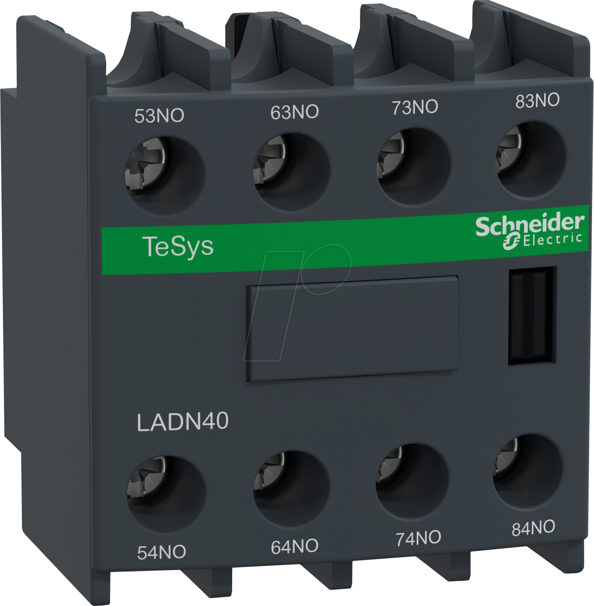 3389110384437 - LADN40 - Hilfsschalterblock TeSys D 4 NO Schraubanschluss