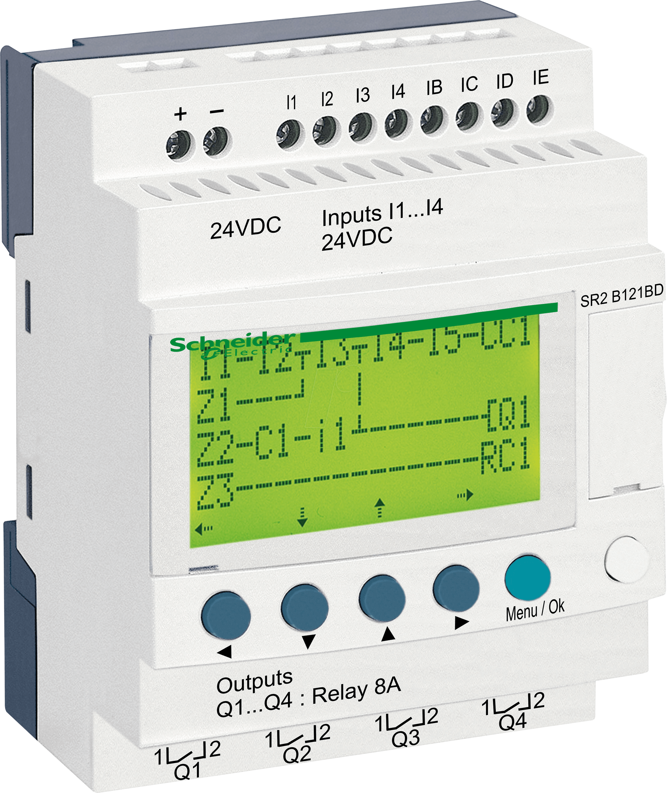 3389110547641 - SR2B121FU Zelio Logic 10 E a 240vac Sr2-b121fu 338911054764