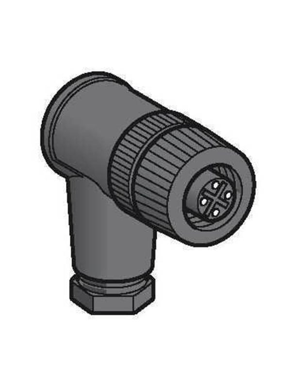 3389110806021 - Plug m12 4 pol female elbowel plast 3389110806021 - Plug m12 4 pol female elbowel plast