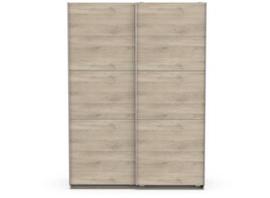 3397701900058 - Kleiderschrank mit 2 Schiebetüren Ghost - L148 cm