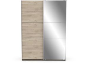 3397701900133 - Kleiderschrank mit 2 Schiebetüren und Spiegel Ghost - L148 cm