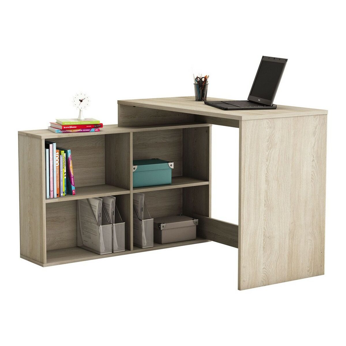 3397702544626 - Schreibtisch Nagano Holz Eg 112 x 101 x 77 cm 24 x 101 x 63 cm