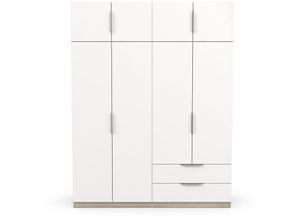 3397703913872 - Kleiderschrank 8 Türen und 2 Schubladen L1573 cm - Ghost