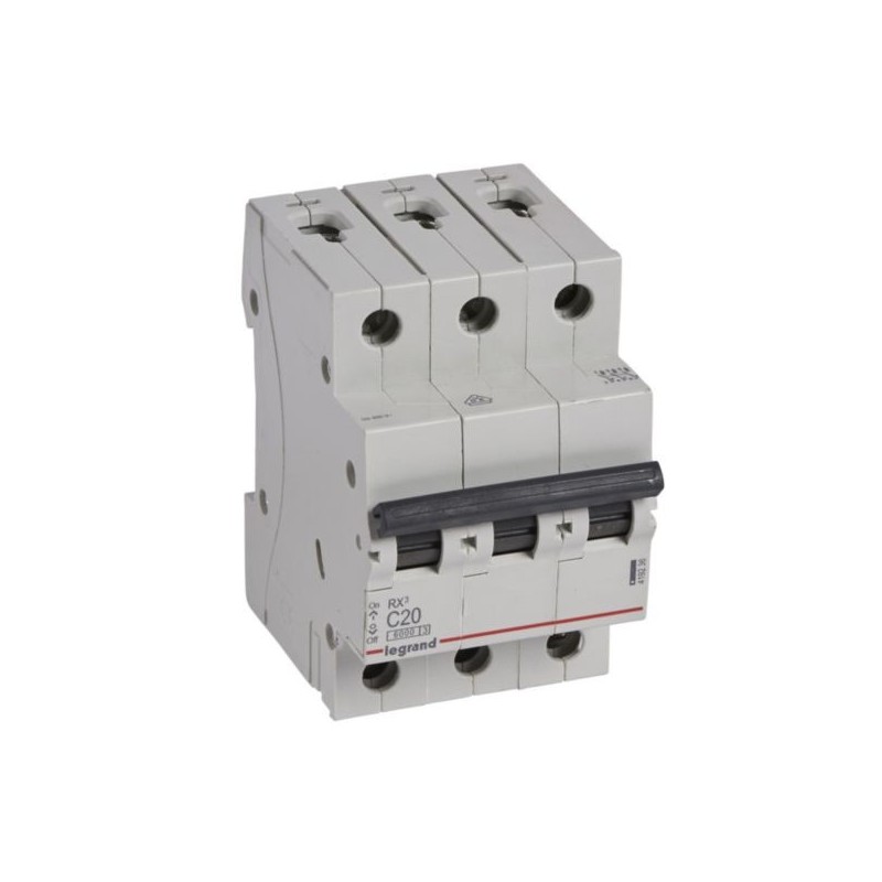 3414970368119 - RX3 C20A 3polig 6kA 3M LEGR Leitungsschutzschalter  RX3 C20A 3polig 6kA 3M 419236 3414970368119