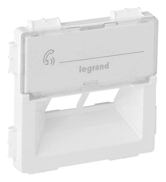 3414970459930 - Legrand 755380 Abdeckung fRutenbeck 2xRJ45 Kat5E UTP Valena Life ultraweiß