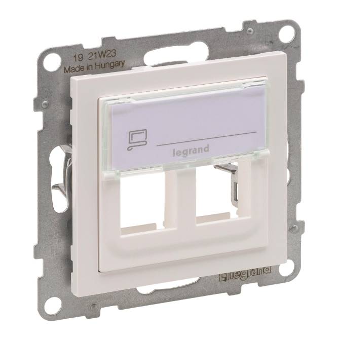 3414972541992 - Legrand 765602 SEANO 2-fach Adapter fKey-Stone Datendosen Ultraweiß 3414972541992 - Legrand 765602 SEANO 2-fach Adapter fKey-Stone Datendosen Ultraweiß