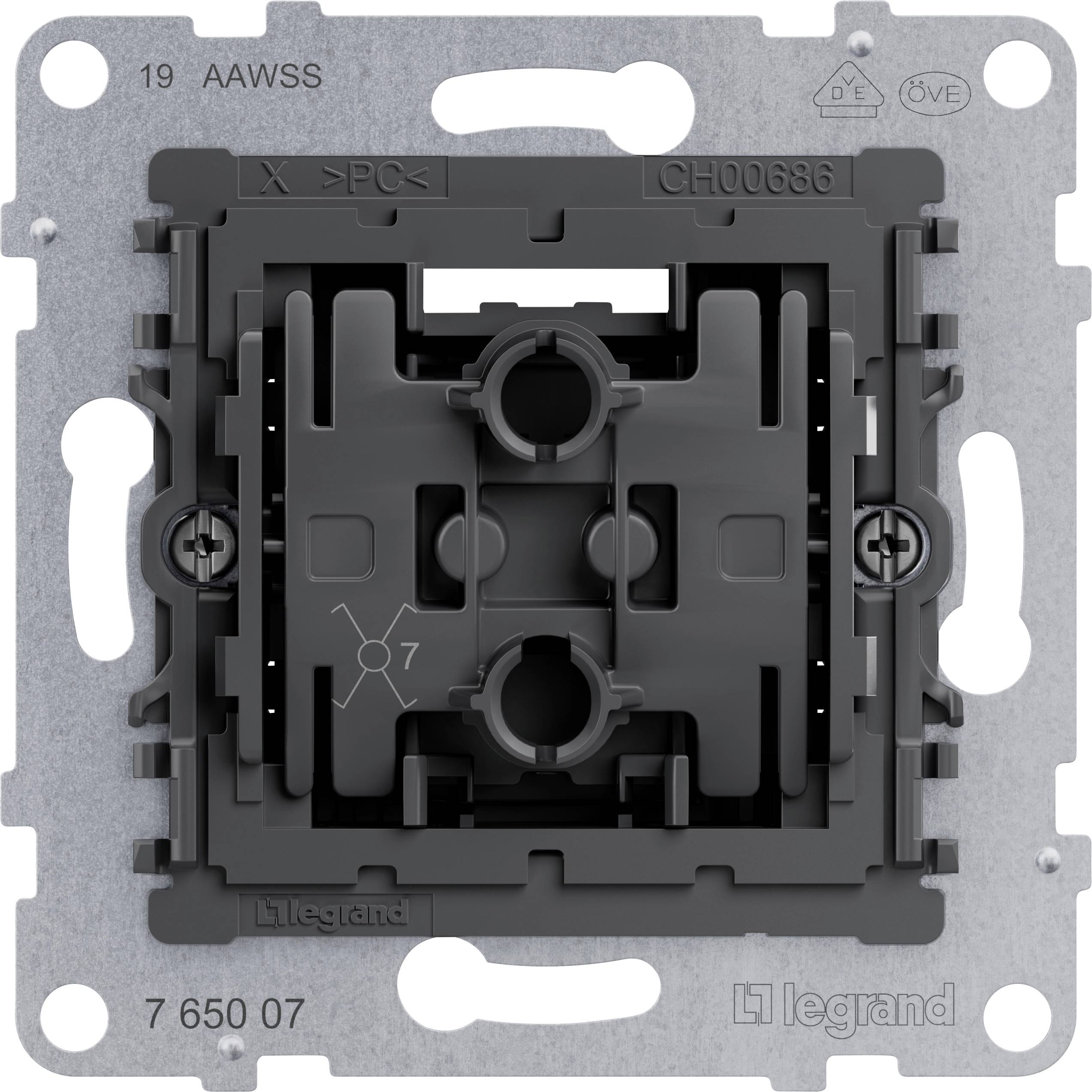 3414972547369 - Legrand 765007 SEANO Einsatz Kreuzschalter 10AX SK