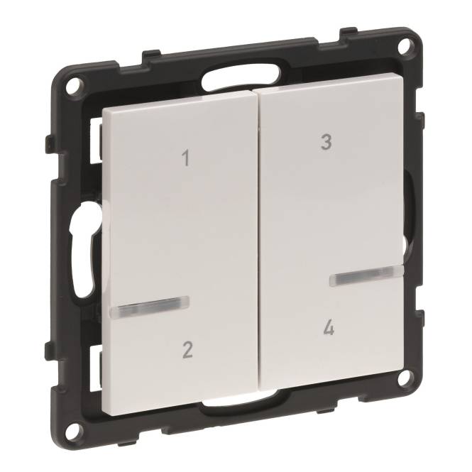 3414972637688 - Legrand 765635 Seano with Netatmo Szenentaster 4-fach Ultraweiß 3414972637688 - Legrand 765635 Seano with Netatmo Szenentaster 4-fach Ultraweiß