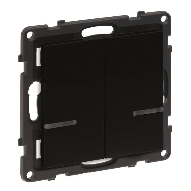 3414972637800 - Legrand 765834 Seano with Netatmo Wandsender 2-Fach Schwarz 3414972637800 - Legrand 765834 Seano with Netatmo Wandsender 2-Fach Schwarz