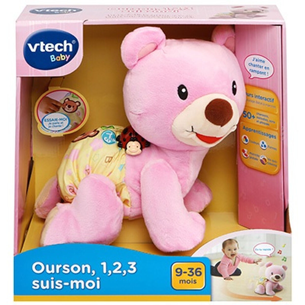 3417761811559 - Plüschtier Bear 123 Follow Me Musikalisch Rosa 3417761811559 - Plüschtier Bear 123 Follow Me Musikalisch Rosa