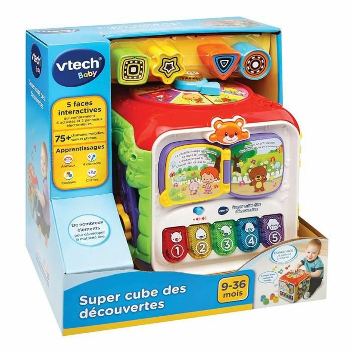 3417761834053 - Interaktives Spielzeug für Babys Super Cube of the Discoveries 3417761834053 - Interaktives Spielzeug für Babys Super Cube of the Discoveries