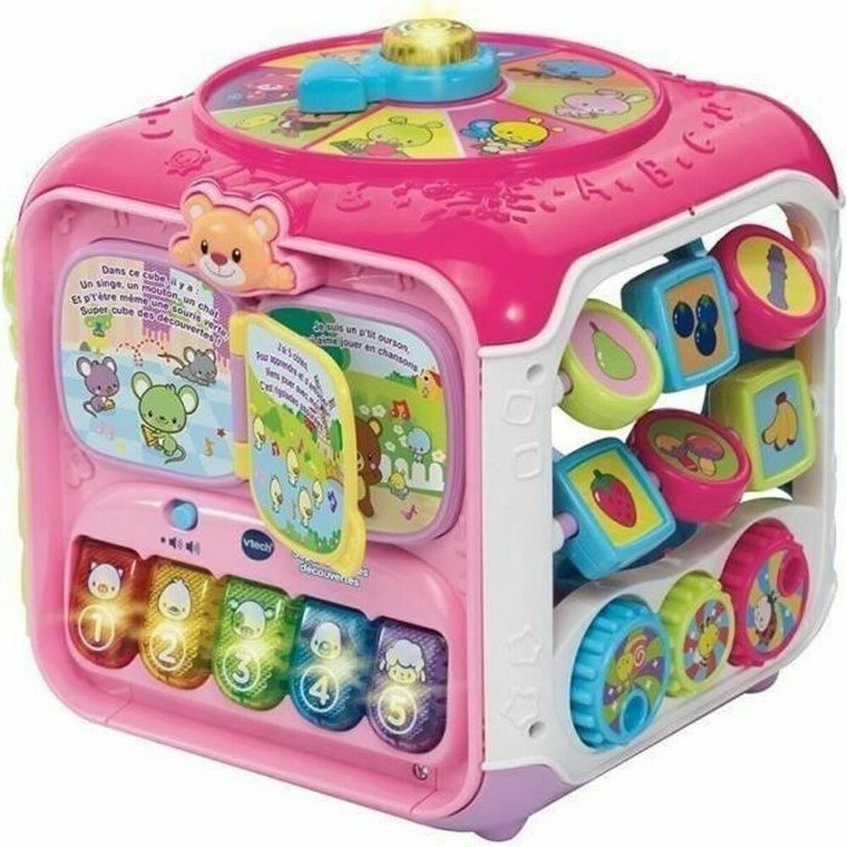 3417761834558 - Lernspiel Super cube des découvertes rose