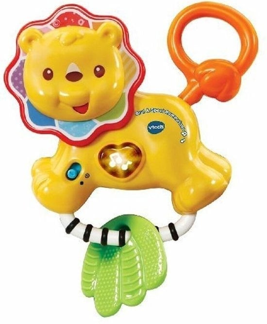 3417765082238 - VTech Baby Roar & Play Rattle - pädagogisches Babyspielzeug - Beißring - Lieder und Töne - von 3 bis 24 Monaten