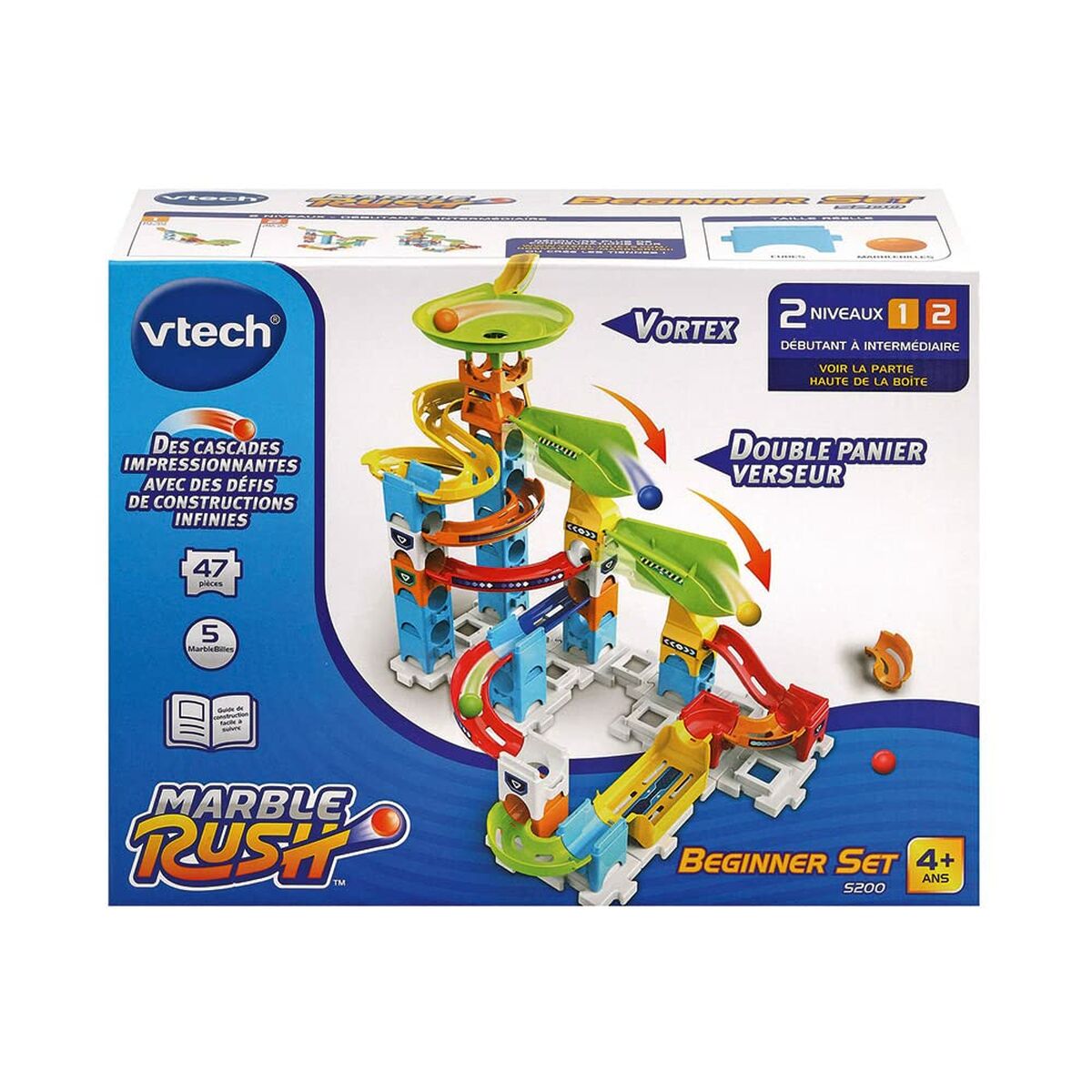 3417765296055 - Murmel-Set Marble Rush Marble Run - Beginner Set Rundkurs + 4 Jahre Rennbahn mit Rampen 47 Stücke 3417765296055 - Murmel-Set Marble Rush Marble Run - Beginner Set Rundkurs + 4 Jahre Rennbahn mit Rampen 47 Stücke