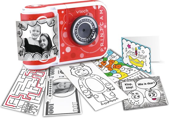 3417765491825 - VTech KidiZoom Print Cam - Lernspielzeug Kamera - 5 bis 12 Jahre