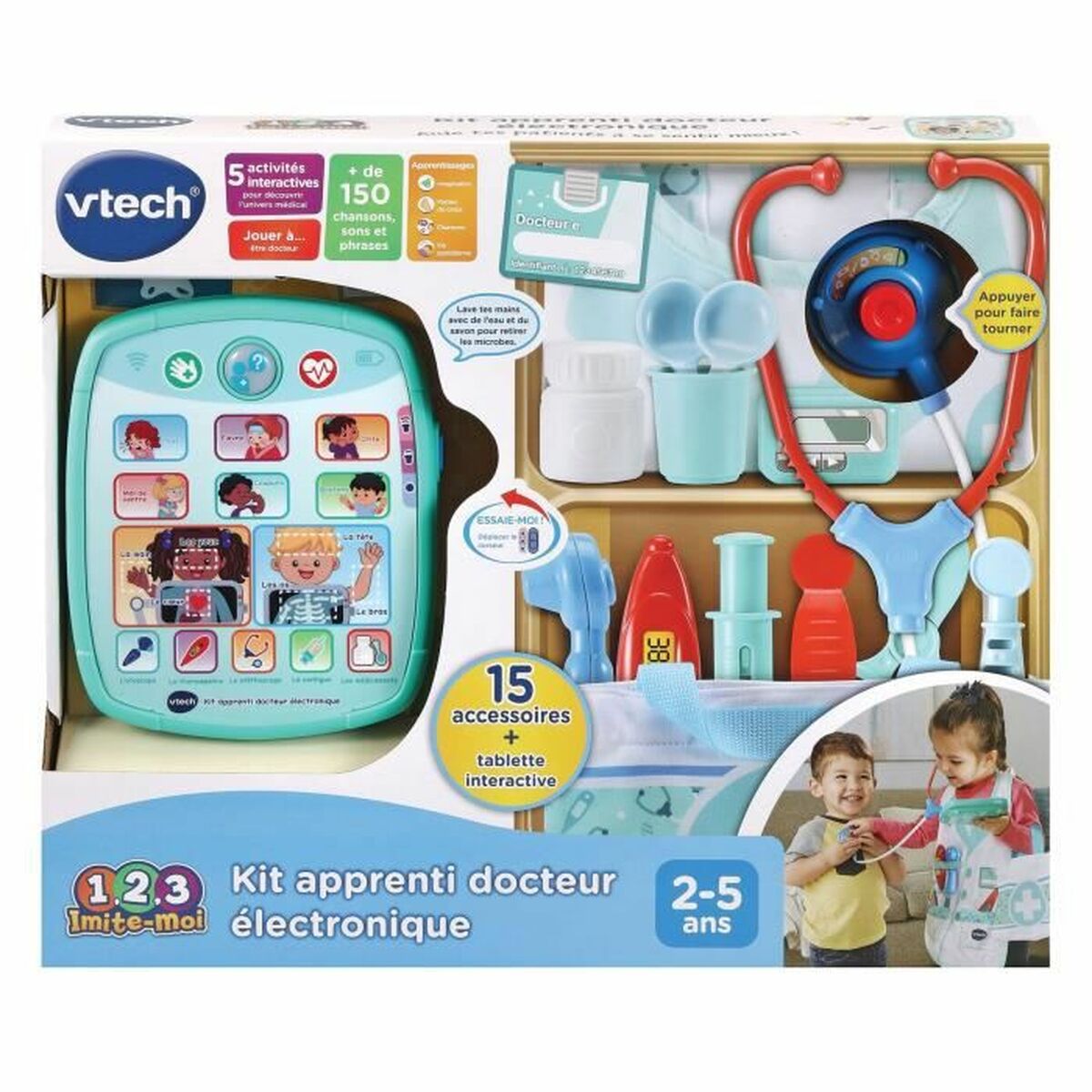 3417765521058 - Spielzeug-Arztkoffer mit Zubehör Electronic Doctor Apprentice Kit
