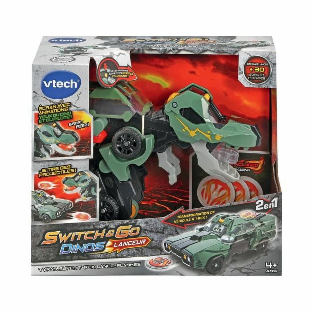 3417765590054 - Spielset Fahrzeuge Swich and Go Dinosaurier 3417765590054 - Spielset Fahrzeuge Swich and Go Dinosaurier
