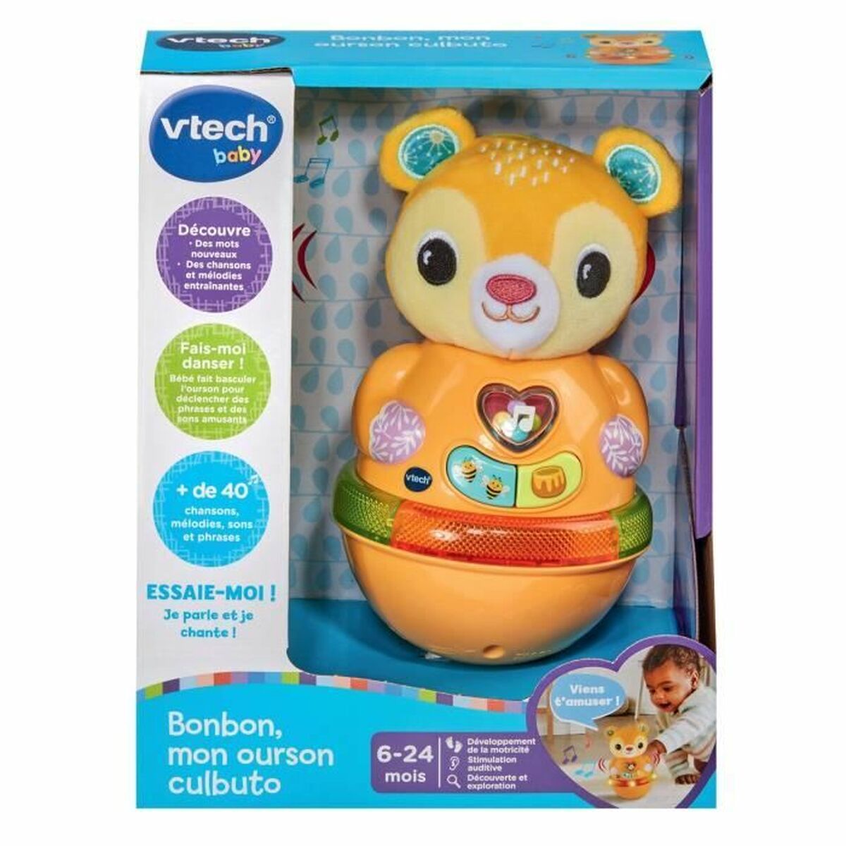 3417765676055 - Pädagogisches Spielzeug Bonbon mon ourson culbuto (FR)