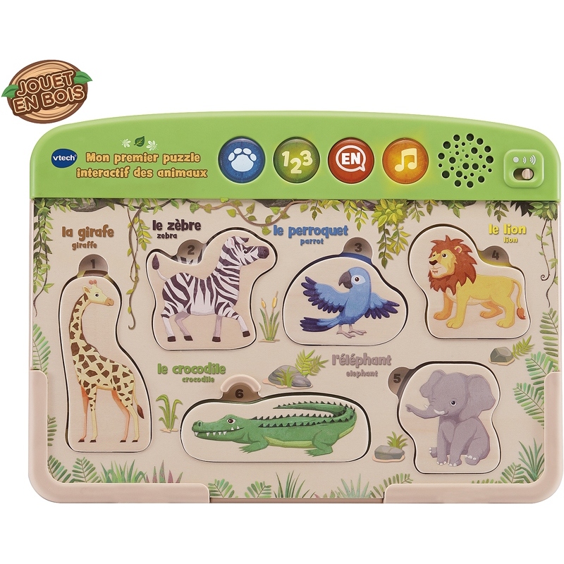 3417766136459 - Lernspiele mein erstes interaktives Puzzle Tiere Vtech Electronics Europe