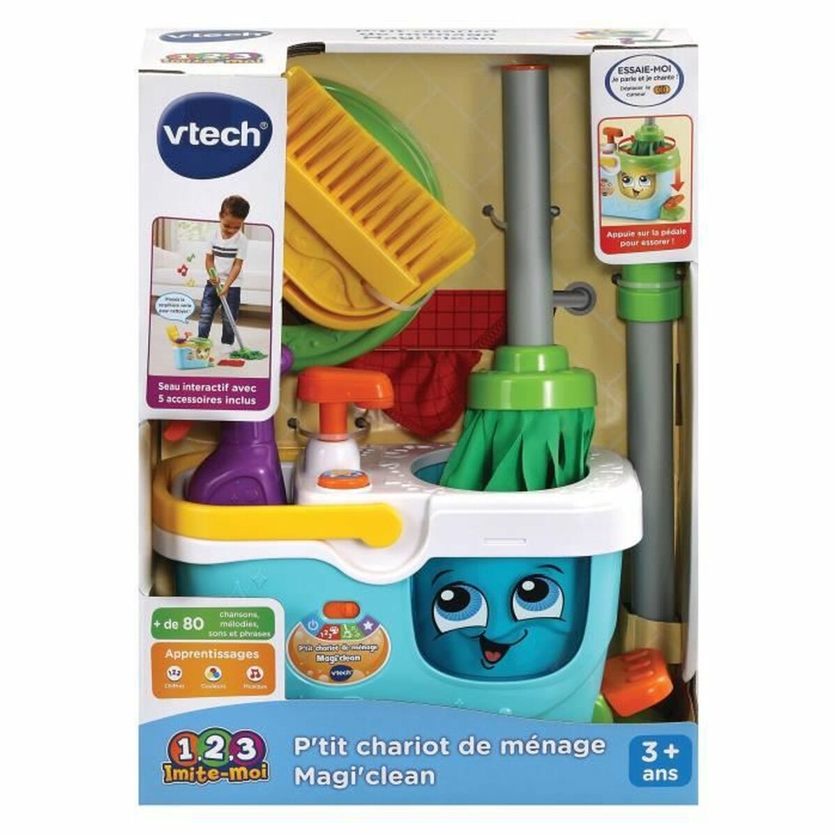 3417766158055 - Reinigungs- und Aufbewahrungskit Little Magiclean Cleaning Trolley Spielzeug 3417766158055 - Reinigungs- und Aufbewahrungskit Little Magiclean Cleaning Trolley Spielzeug