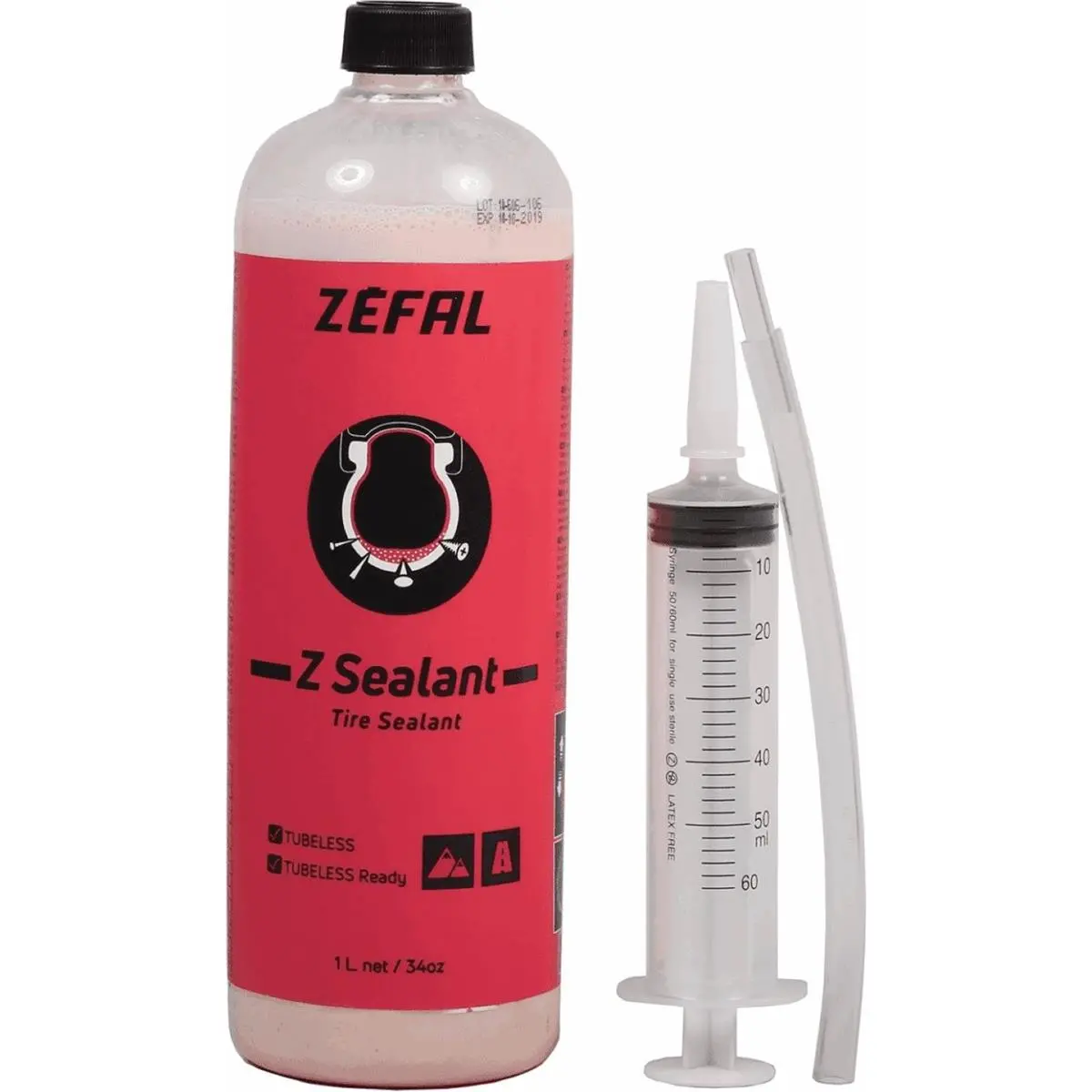 3420580008215 - Zéfal Z Sealant 1000ml Tubeless Dichtmittel mit Spritze zur Pannenvorbeugung