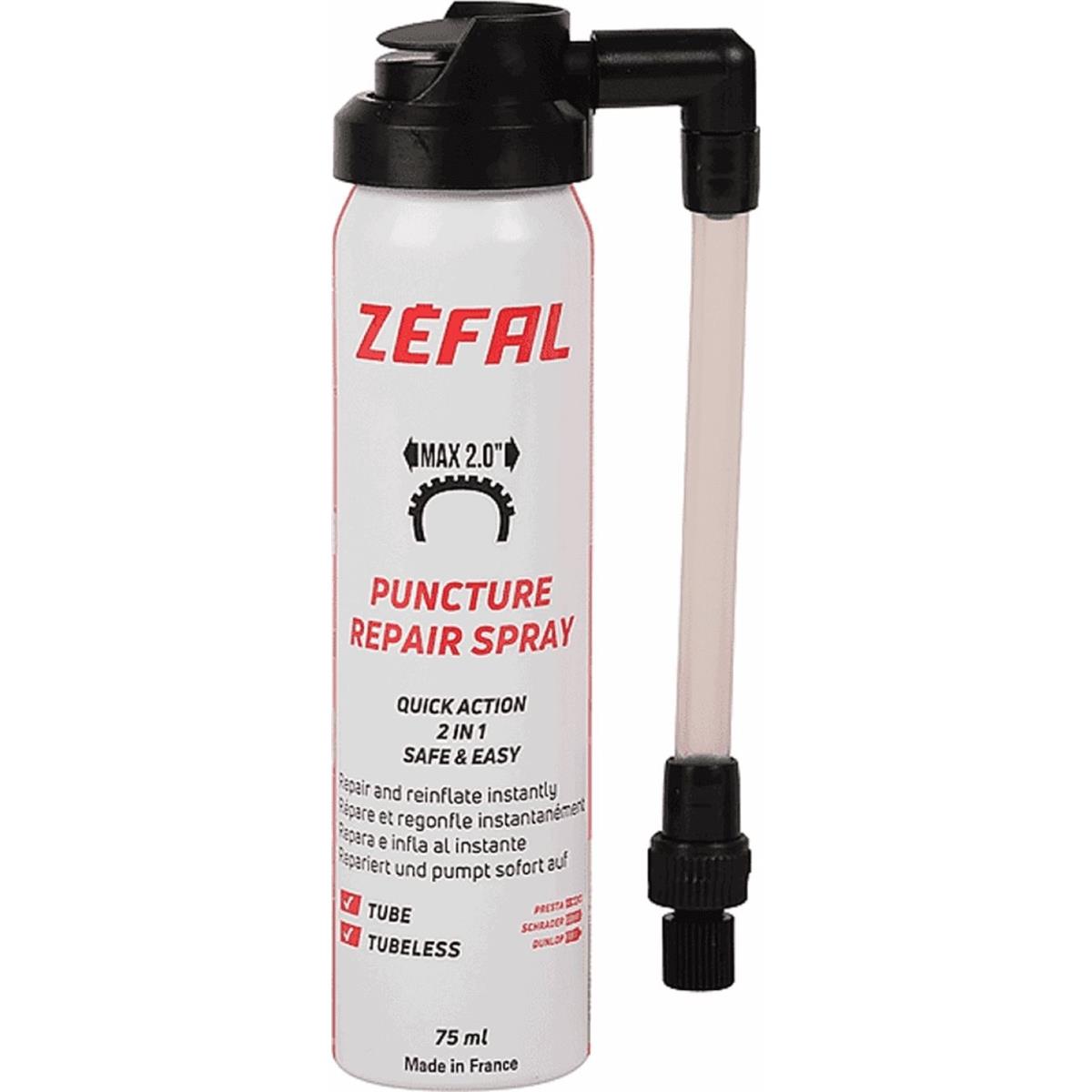 3420581126017 - Tubeless Reparatur- und Aufblas-Spray 75ml für Presta und Schrader Ventile