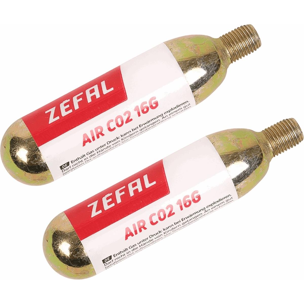 3420584160339 - 2er Set 16g CO2 Kartuschen mit Gewinde aus Aluminium für Luftpumpen