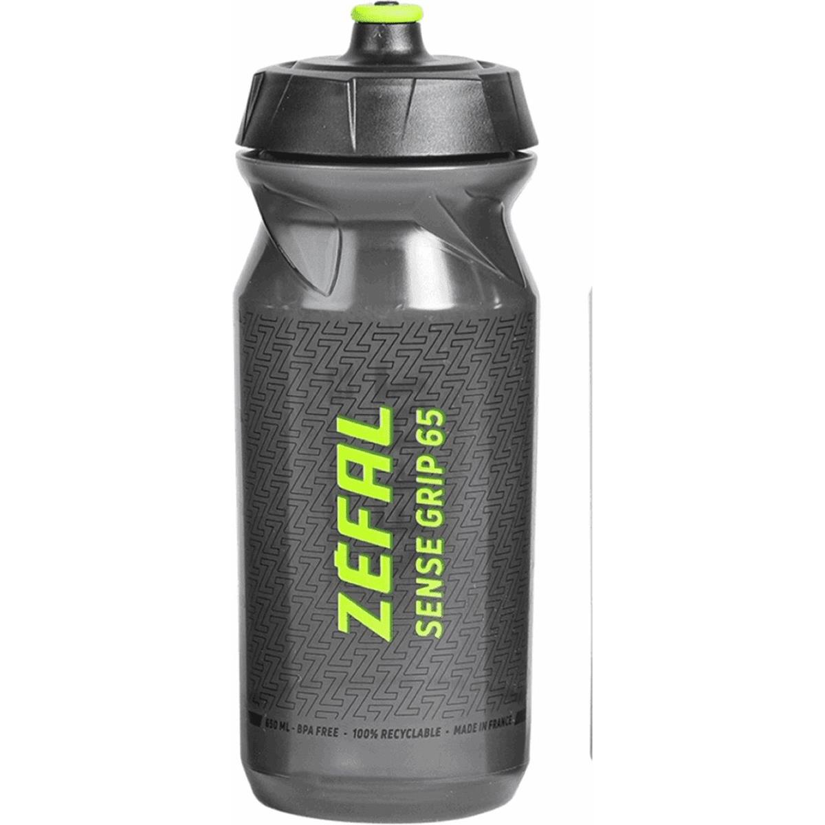 3420586600017 - Sense Grip Trinkflasche 650ml Schwarz Gelb aus Polypropylen für Radfahrer