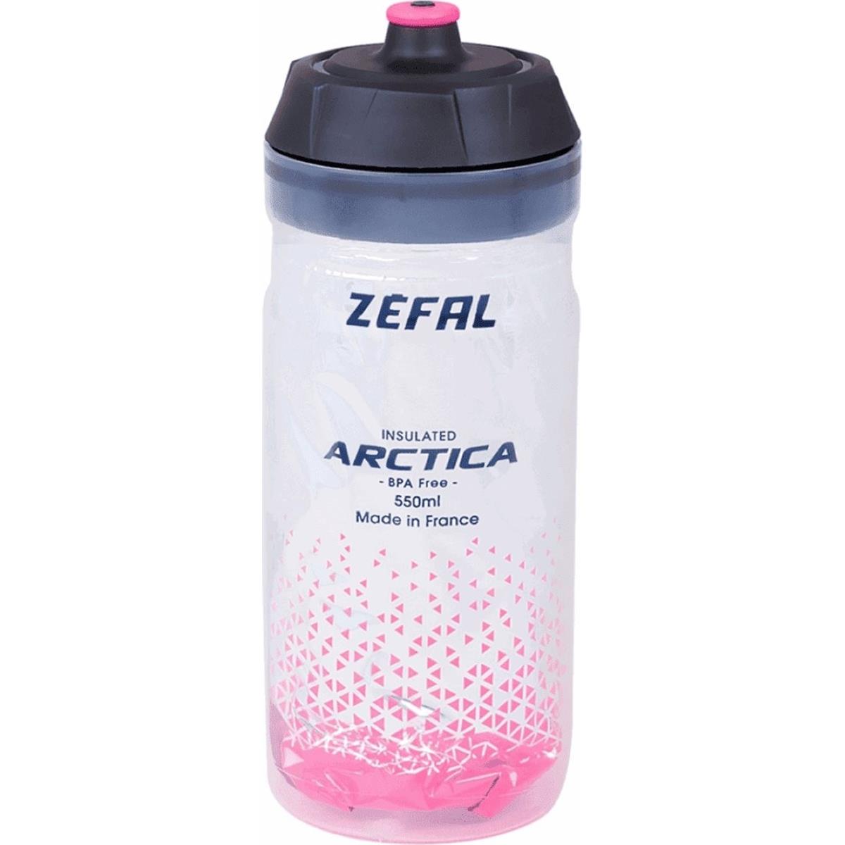 3420586600239 - Arctica Thermosflasche 550 ml Grau-Rosa - Modernes Design und Isolierung