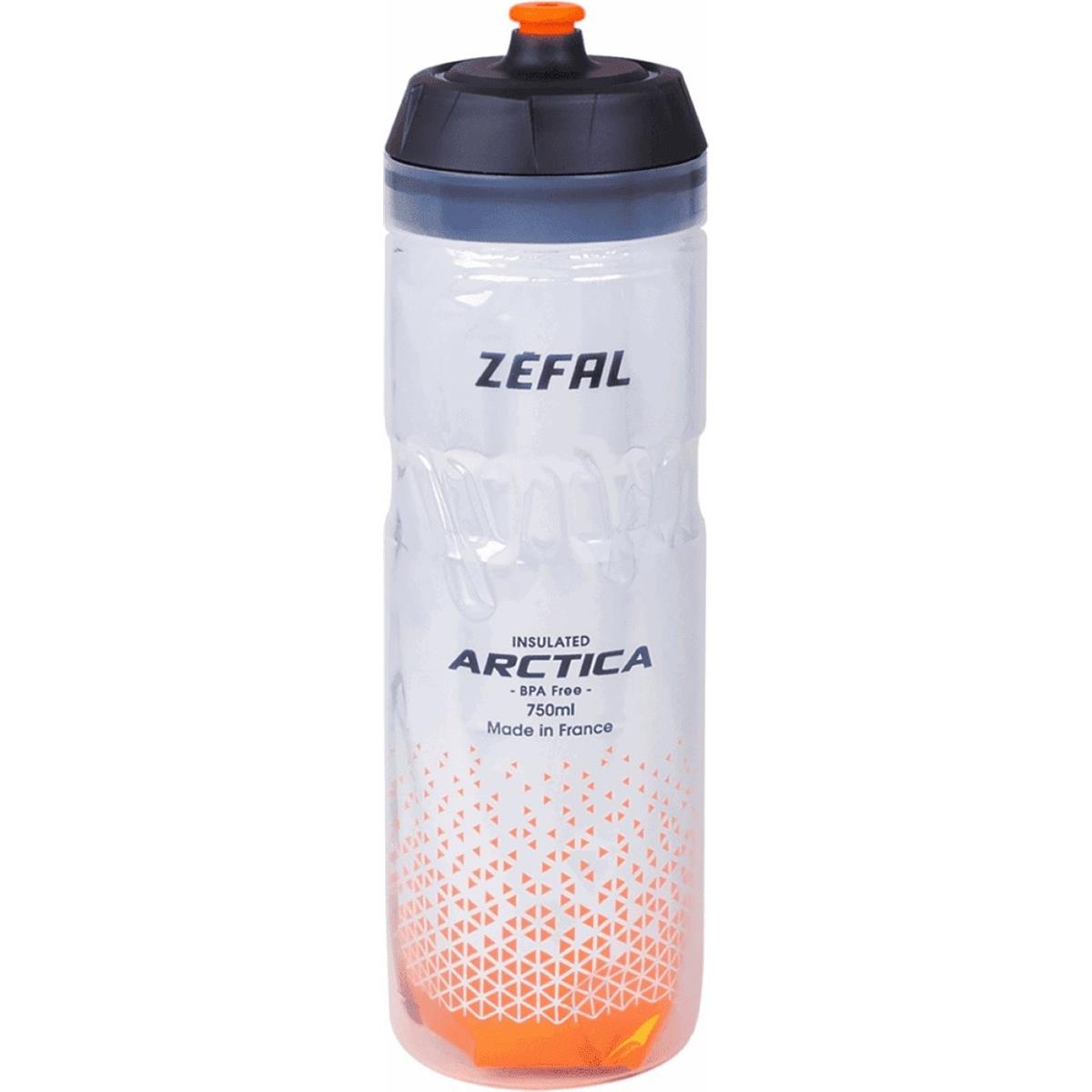 3420586600314 - Thermo-Flasche 750ml Grau-Orange mit Modernem Design und Metall-PET-Beschichtung