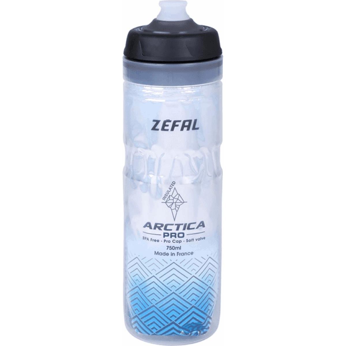 3420586600338 - Thermo-Flasche 750ml Grau Blau mit Pro Cap System - Innovatives Design und Flüssigkeitserhaltung bis zu 25 Stunden