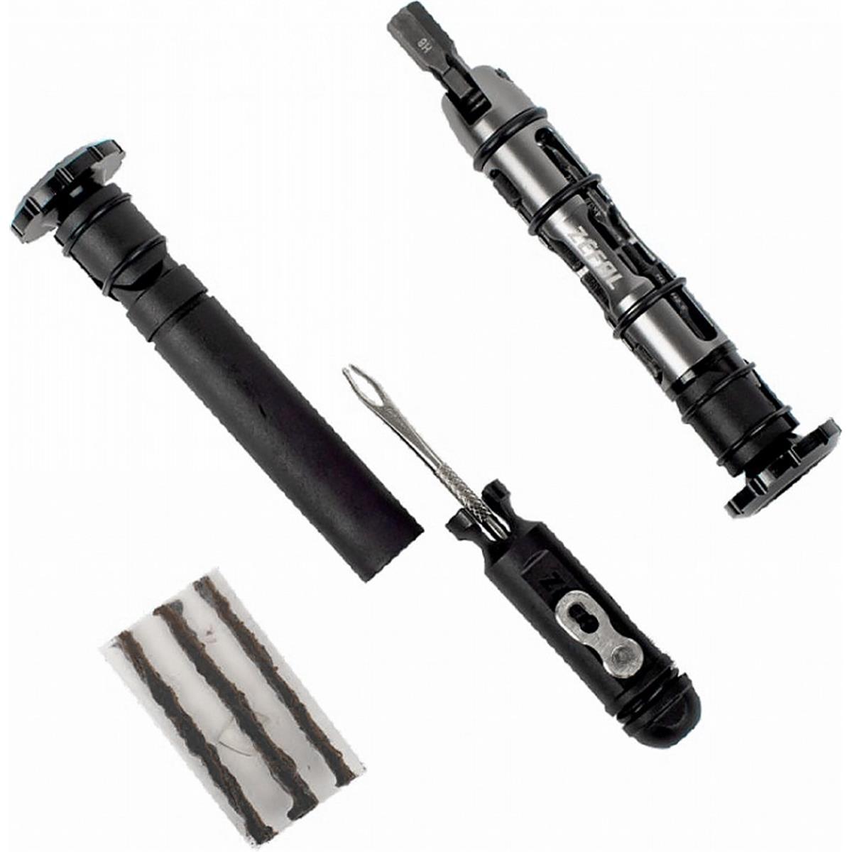 3420586602509 - Tubeless Reparaturset MTB Z Bar Tool mit Multitool und Aluminium Lenkerstopfen