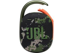 3420744772174 - Jbl clip 4 – Tragbarer und leichter Bluetooth-Lautsprecher mit integriertem Karabiner – Wasser- und staubdicht – 10 Stunden Akkulaufzeit – Camouflage