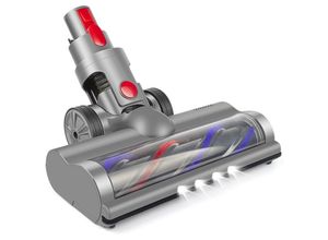 3421280144555 - Okwish - Staubsaugerzubehör für Dyson V15 V11 V10 V8 V7 Hartholzbodenaufsatz für Dyson Akku-Staubsauger mit LED-Scheinwerfern weicher