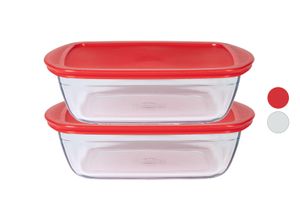 3426470297844 - Pyrex® Daily Frischhaltedosen rechteckig 2er Set aus Borosilikatglas