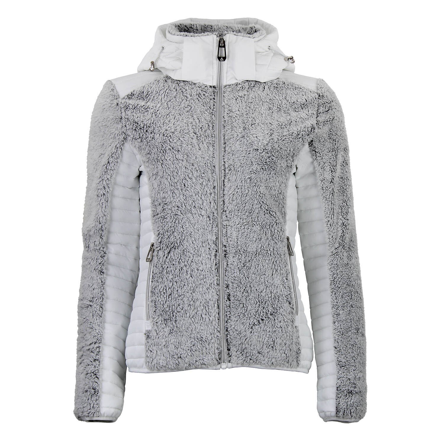 3430890082027 - Zweifarbige Kapuzen-Fleecejacke für Damen Peak Mountain 3430890082027 - Zweifarbige Kapuzen-Fleecejacke für Damen Peak Mountain